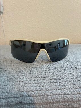 Under Armour Force Sport Sunglasses in Cream Frame with Dark Lenses